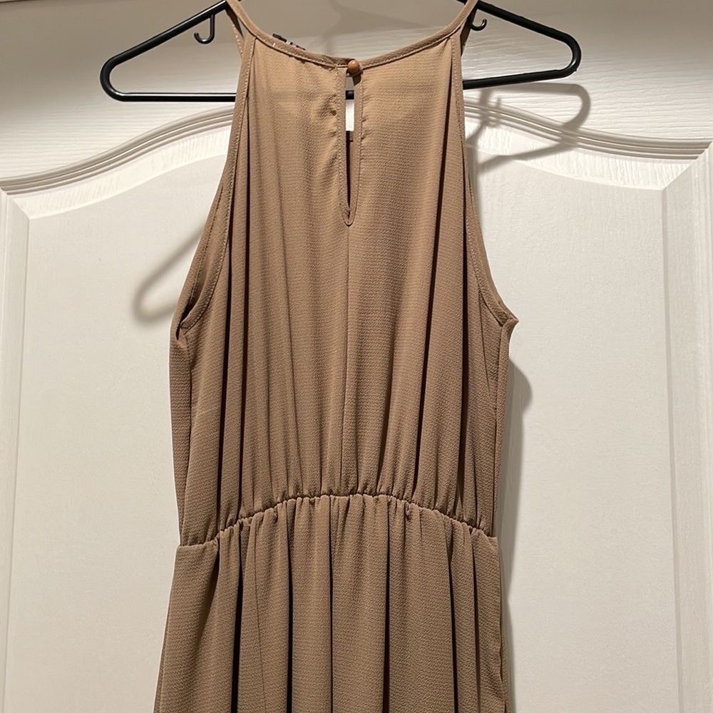Brown Strap Maxi Dress - Picture 7 of 8
